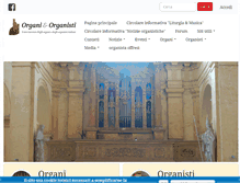 Tablet Screenshot of organieorganisti.it